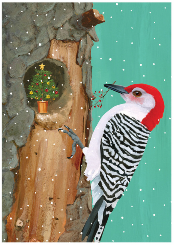 Boxed Holiday - Woodpecker Deck the Halls