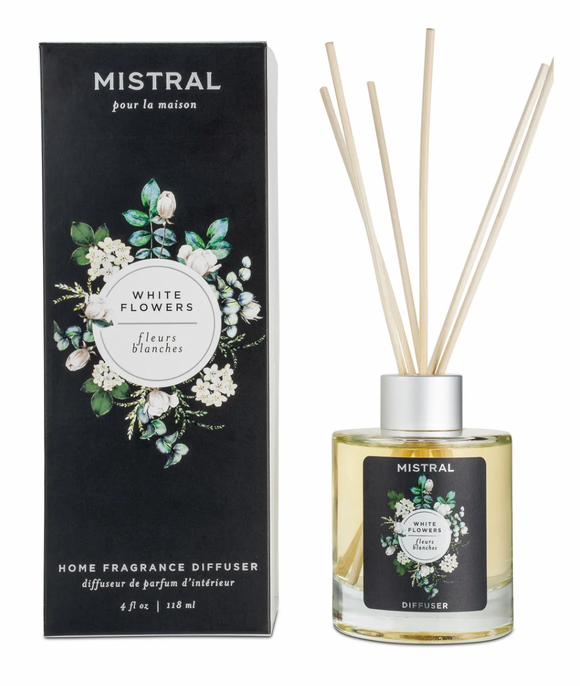 Mistral White Flowers Reed Diffuser