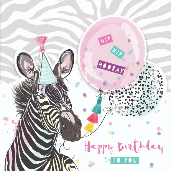 Birthday - Zebra
