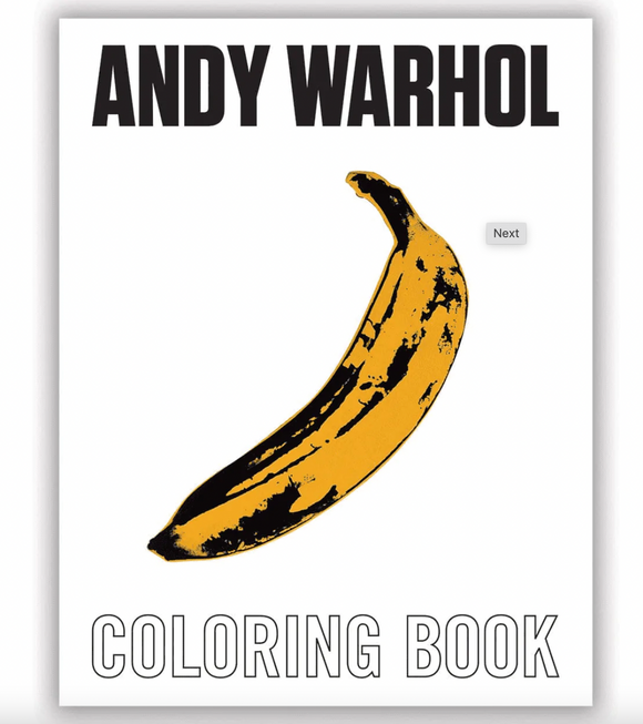 Andy Warhol Colouring Book