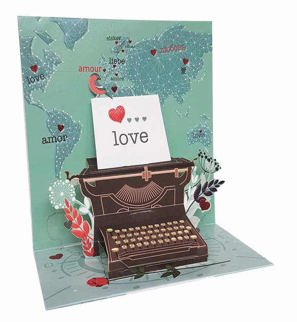 Love - Typewriter (Pop up)