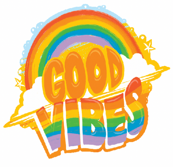 Good Vibes Vinyl Sticker