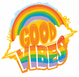 Good Vibes Vinyl Sticker