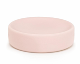 Pink Matte Round Soap Dish