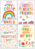 Kids Valentine Packs - Butterflies & Rainbows