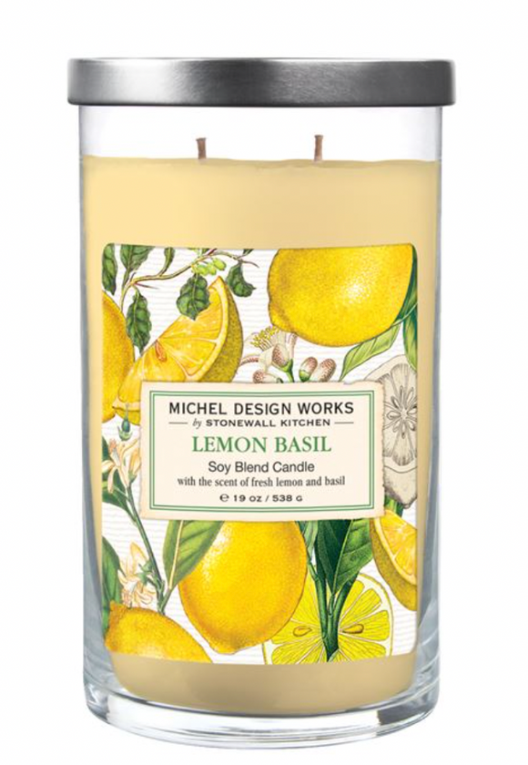 Michel Design Tumbler Candle - Lemon Basil