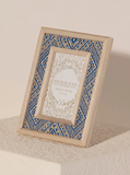 4X6 Picture Frame - Eden Woven Blue