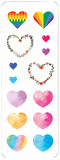 Hearts Sticker Set