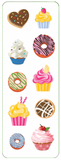 Cupcakes & Donuts Sticker Set