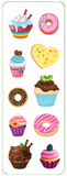 Cupcakes & Donuts Sticker Set