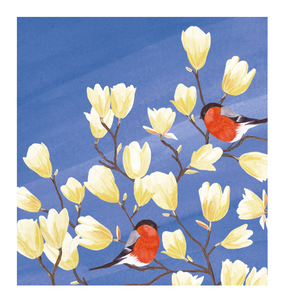 Blank - Birds in Magnolia Tree