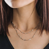 Lover's Tempo Cleo Layered Necklace: Silver