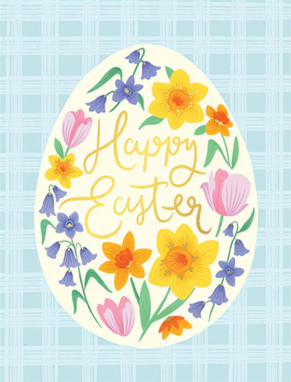 Easter - Floral Easter Egg