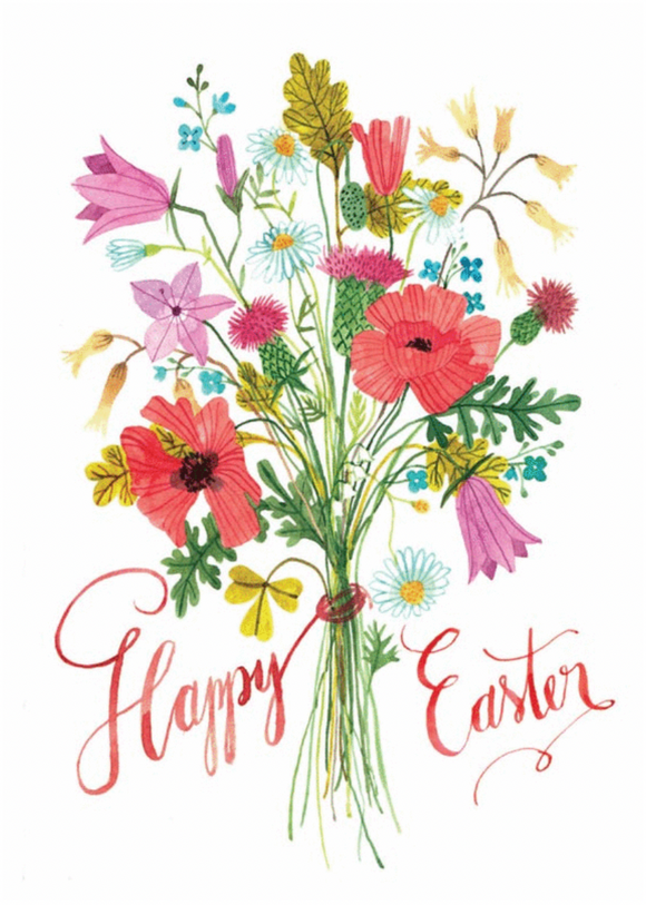 Easter - Watercolour Bouquet