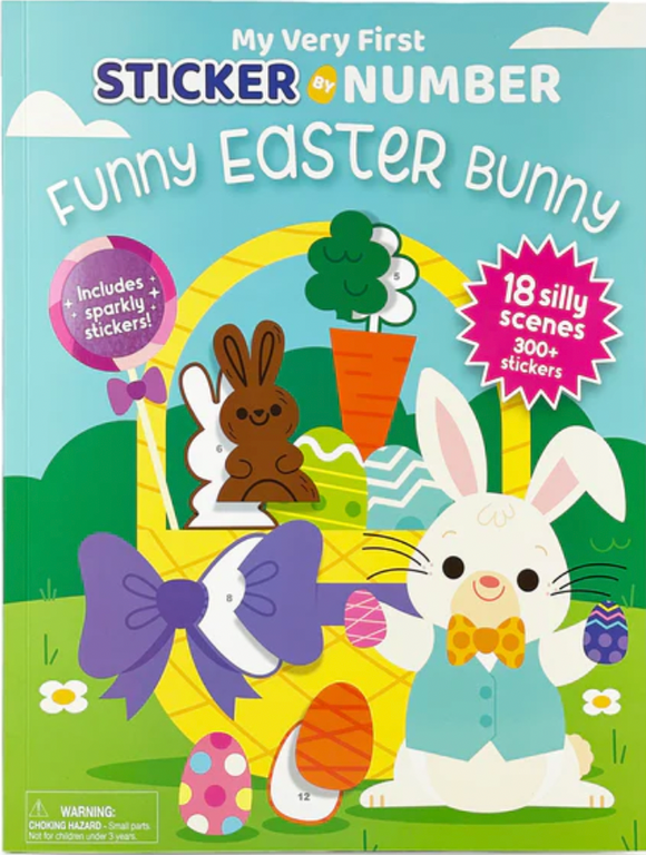 Sticker by Number - Funny Easter Bunny
