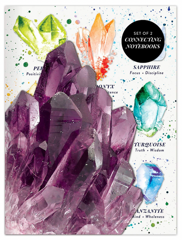 Crystals & Gems Connecting Notebook Set