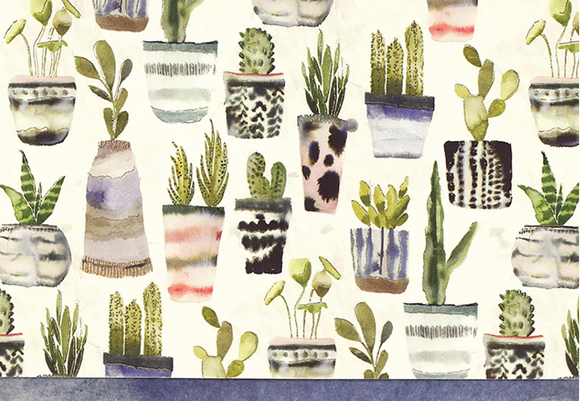 Blank - Watercolour Cactus