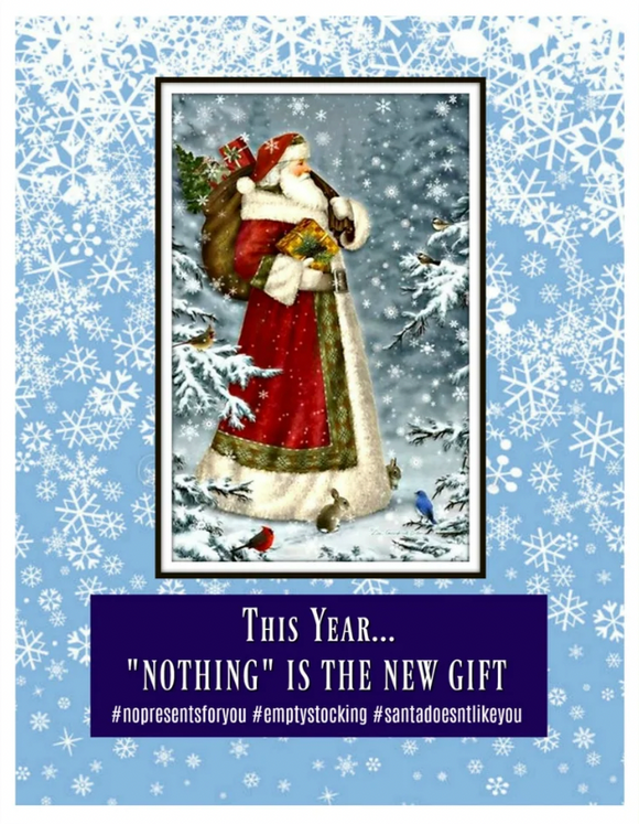 Christmas Humour - Nothing is the New Gift
