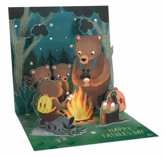 Father's Day - Camping Bears (Pop Up)