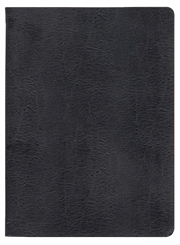 Flanders Black Bonded Leather Lined Journal