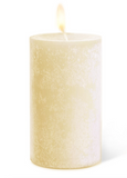 Cream Pillar Candles