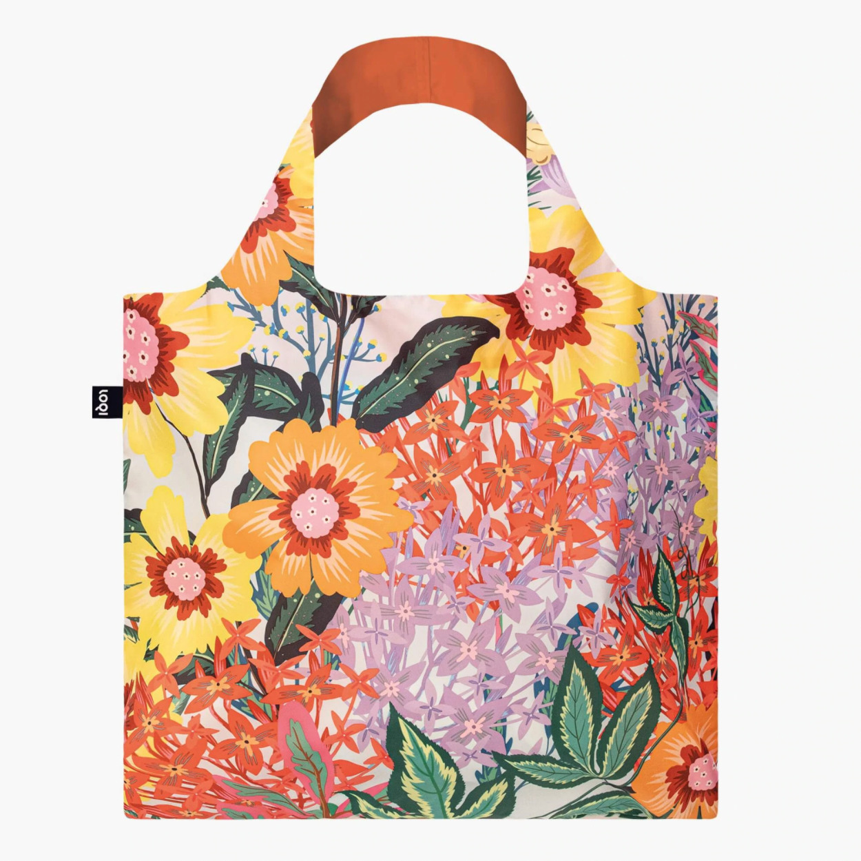 LOQI Reusable Tote Bag – Meditative Rose