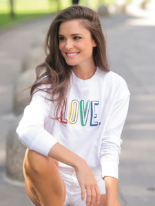 Sweatshirt - Rainbow Love