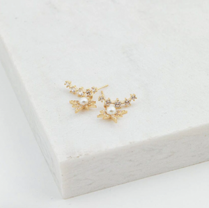 Lover's Tempo Alaia Climber Earrings: Gold