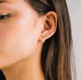 Lover's Tempo Alaia Climber Earrings: Gold