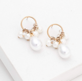 Lover's Tempo Contessa Pearl Earrings: Pearl