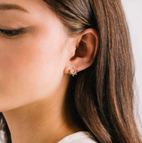 Lover's Tempo Talia Stud Earrings: Mulberry