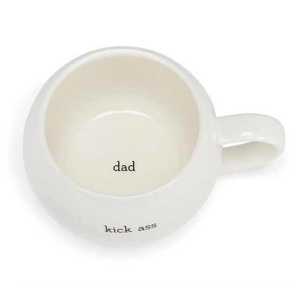 Ball Mug - Kick Ass Dad