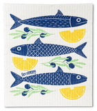 Swedish Dish Cloth - Fish & Lemons