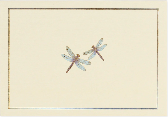 Boxed Notecards - Blue Dragonflies