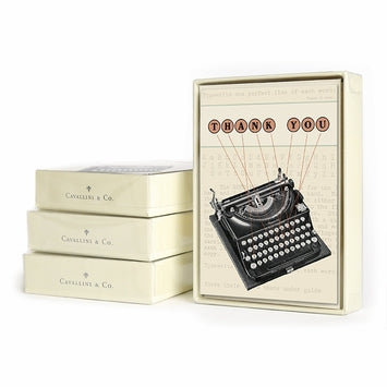 Cavallini Boxed Thank You  - Typewriter