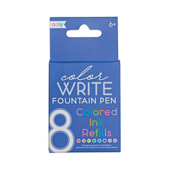 Ooly Fountain Pen Cartridge - Colourful Pack