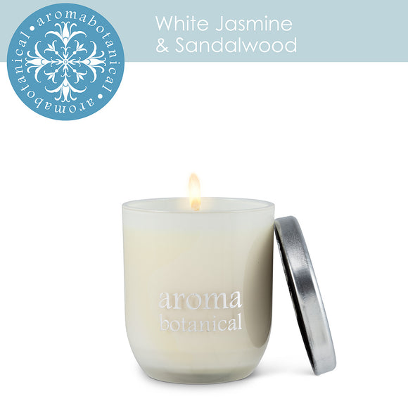 Aromabotanical Small White Jasmine & Sandalwood Candle