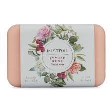 Mistral Lychee Rose Bar Soap